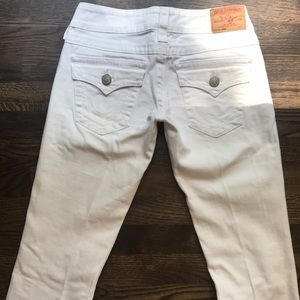 True Religion white jeans